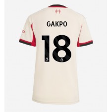 Liverpool Cody Gakpo #18 Bortedrakt Kvinner 2025-26 Kortermet